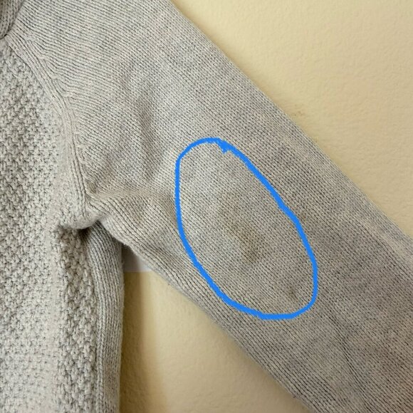 Inextenso Gray Shaw Collar Knit Cardigan Toddler Boy - Size 18M - Picture 4 of 7